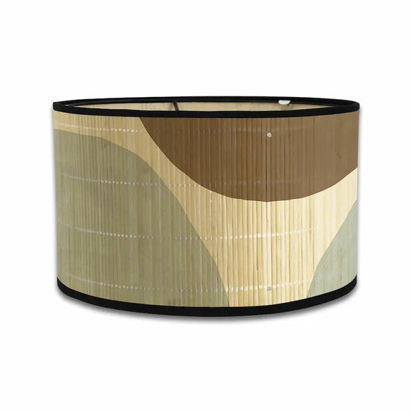 Artisan Neutral Tones Drum Lamp Shade