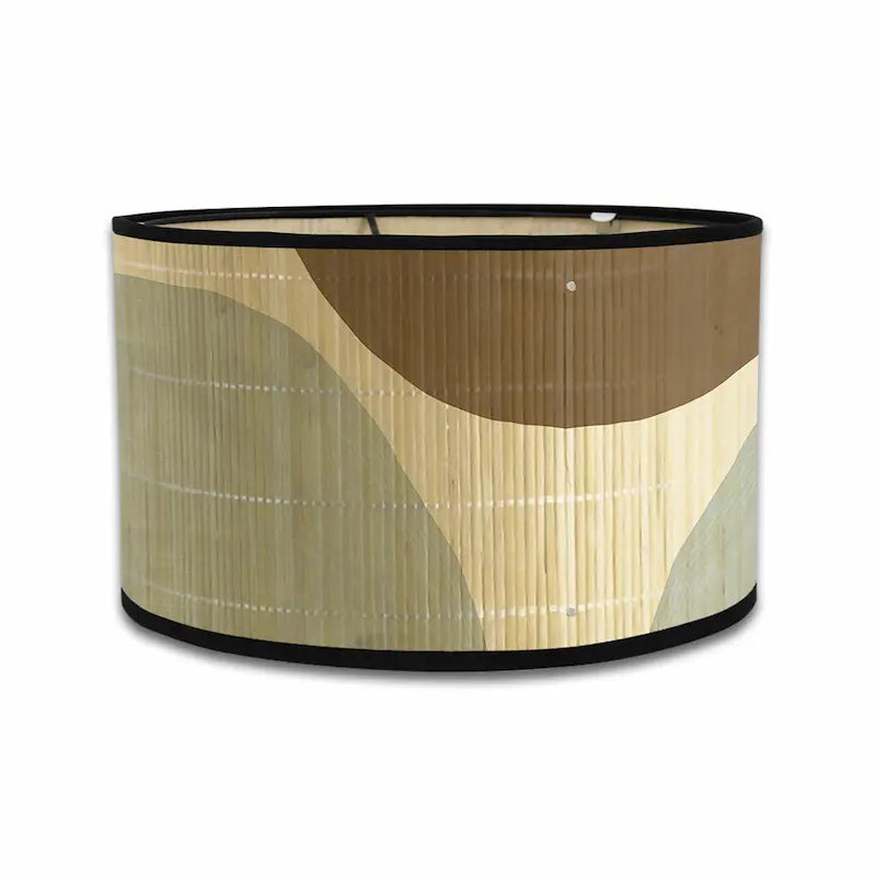 Artisan Neutral Tones Drum Lamp Shade