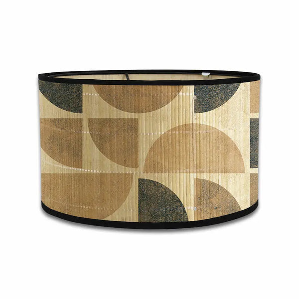 Artisan Neutral Tones Drum Lamp Shade