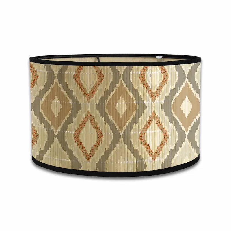 Artisan Neutral Tones Drum Lamp Shade