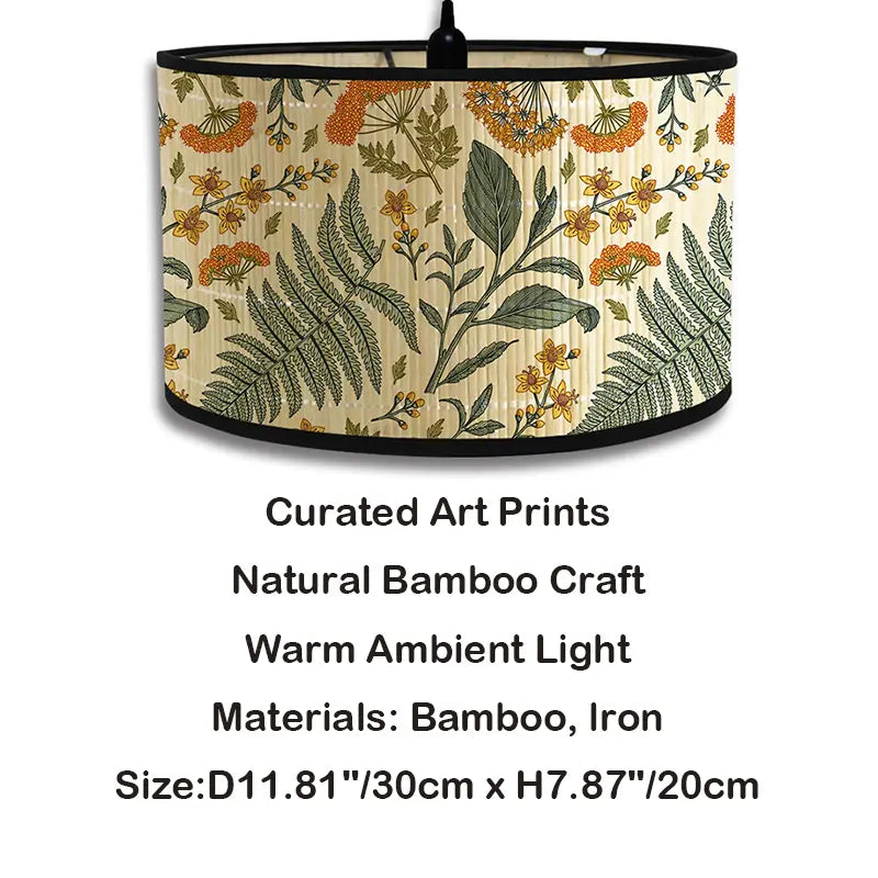 Timeless Cottage & Garden Lamp Shade | Vintage Floral & Botanical Prints