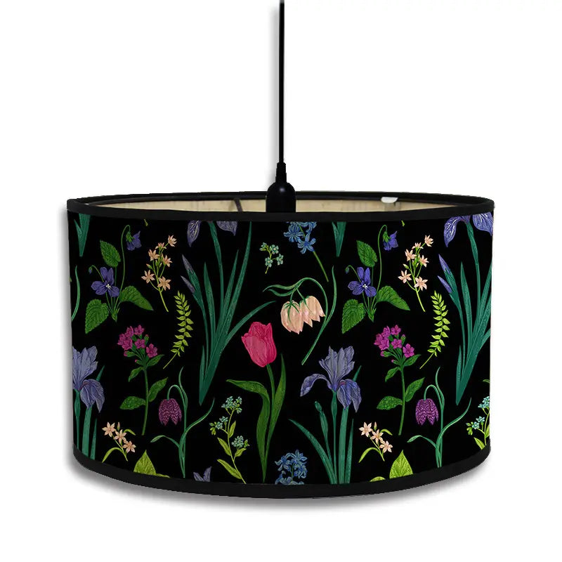 Timeless Cottage & Garden Lamp Shade | Vintage Floral & Botanical Prints