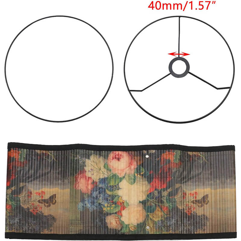 Vintage Floral Lamp Shade, Dutch Masters Still Life Style | Handcrafted Baroque Flower Print