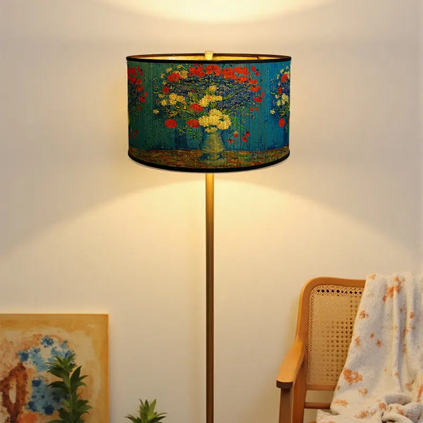 Van Gogh Inspired Artistic Drum Lamp Shade