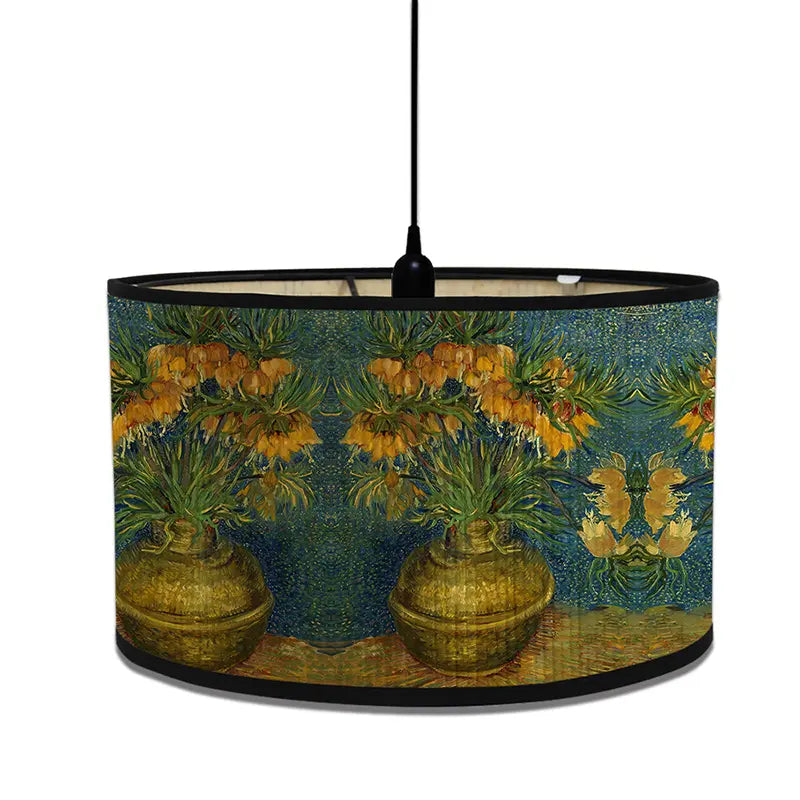 Van Gogh Inspired Artistic Drum Lamp Shade