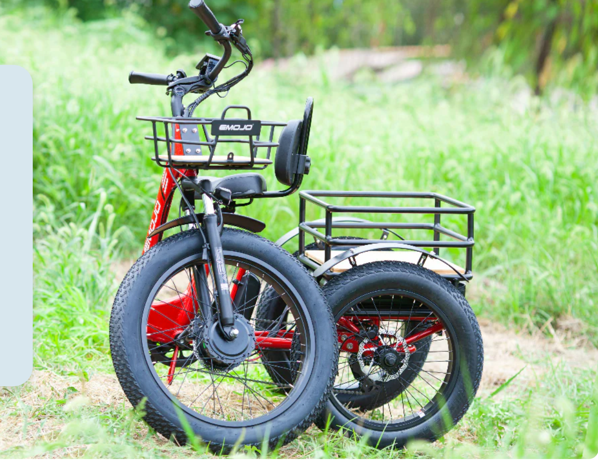 Emojo Bison Pro Folding Electric Trike Bike - Image 5