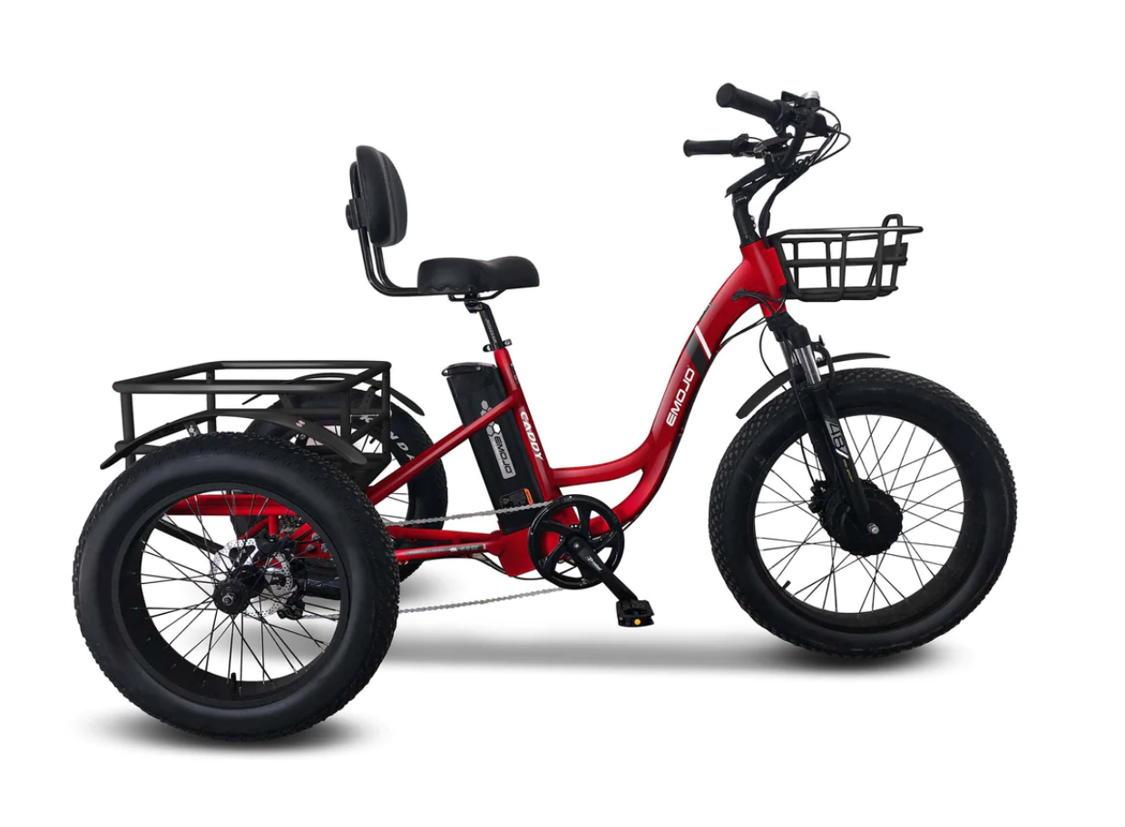 Emojo Caddy Pro Fat Tire Electric Trike Bike