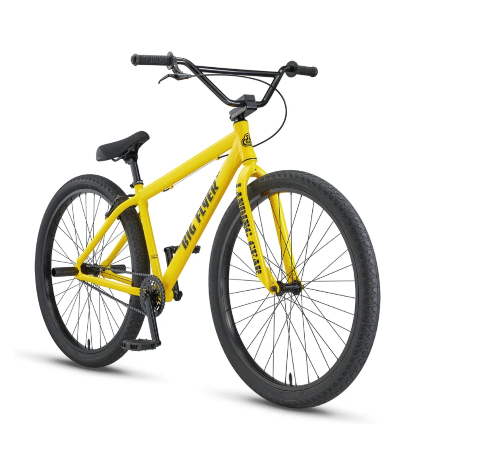 SE Bikes Big Flyer 29 BMX Bike Yellow 2024