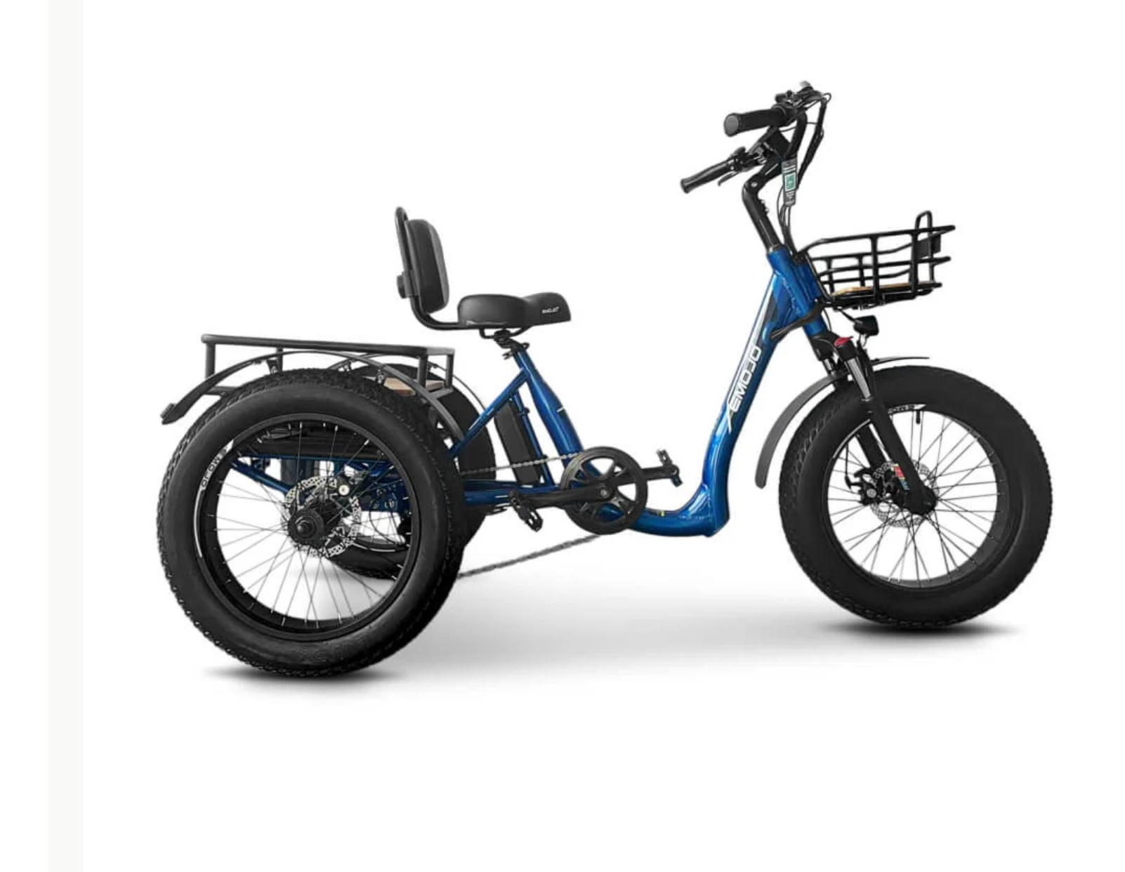 Emojo Bull Trail Electric Fat Tire Trike Bike