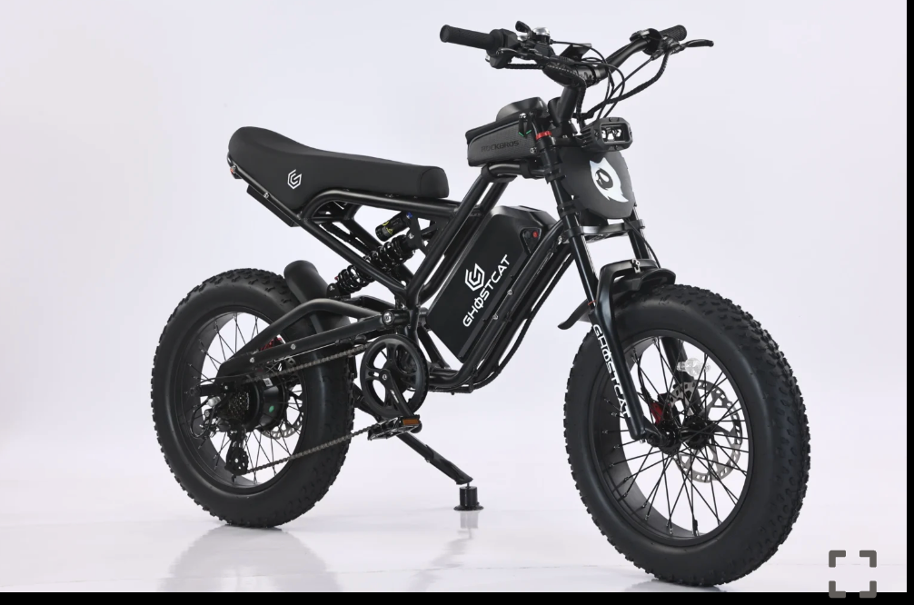 GHOSTCAT F3 750W Class 2 Full Suspension Electric Moto Bike